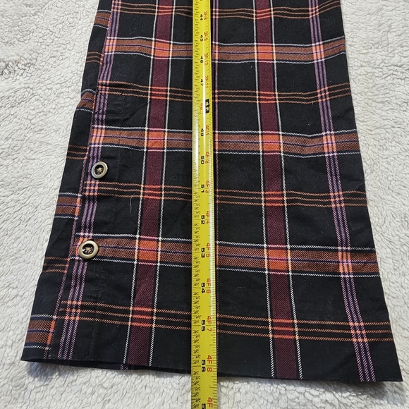 Pamela Love x RTR Old School Plaid Multi Color Overalls Jumpsuit Size 10 - Picture 11 of 15